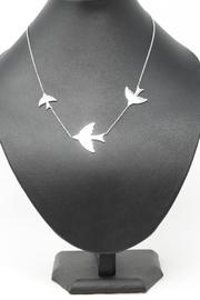  Swallows Sterling-silver Necklace