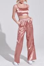  Rose Gold Satin Top