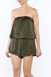  Strapless Layered Romper