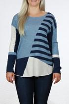 Color Blocked Sweater