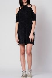  Halter Cold-shoulder Dress