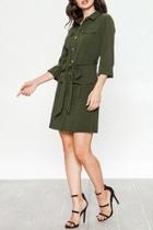  Belted Military Dress