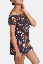 Groovy Floral-navy Romper