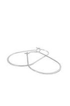  Oblong Hoop Earring