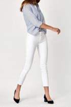  White Ankle Crop