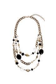  Black Gold Beaded Necklace