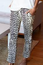  Leopard Ankle Pant