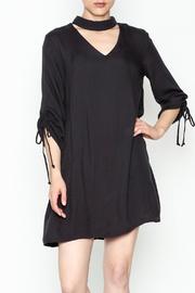  Necktie Shirring Dress