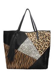  Multi-brown Patchwork Tote