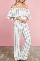  Miki Striped Jumpsuit