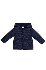  Navy Quilted Coat.