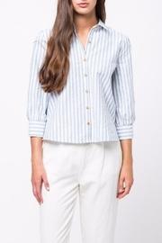  Shirred Sleeve Shirt