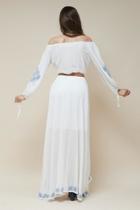  Mykonos Embroidered Skirt