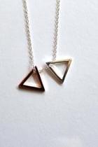  Open Triangles Necklace