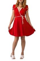  Little Red Wrap-dress