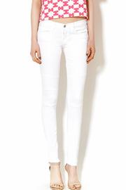  White Motto Jeans