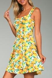  Lemon Print Dress