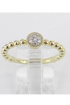  Diamond Cluster Ring, Diamond Midi Ring, Promise Engagement Ring Yellow Gold Size 7 Graduation Gift