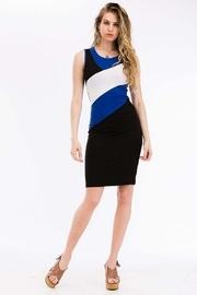  Wave Block Dress