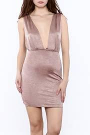  Old Rose Shiny Dress