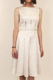  Metallic Woven Dress