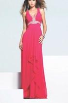  Faviana Hot-pink Gown