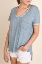  Washed Short Sleeve