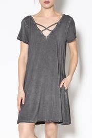 Grey Crisscross Dress