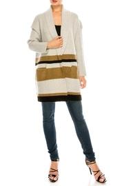 Stripe Large Cardigan