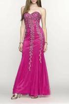  Strapless Fitted Gown