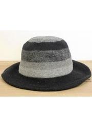  Striped Brim Hat