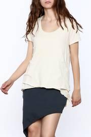  V-neck Twisted Seam Tee