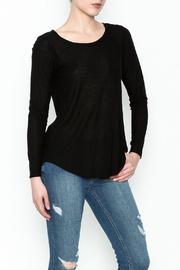  Long Sleeve Open Back Tee