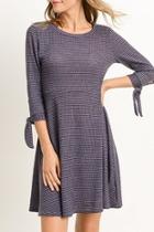  Navy-wine Dress