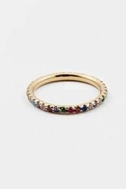 Rainbow Cz Ring