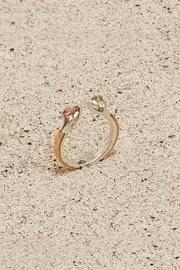  Copper/silver Tourmaline Ring