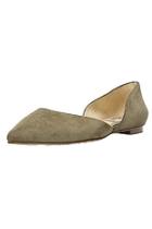  Olive D'orsay Flat Shoes