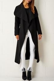 Black Waterfall Coat