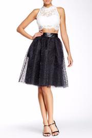  Mesh Overlay Skirt