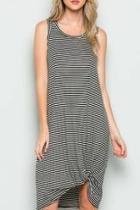  Side Knotted Dress