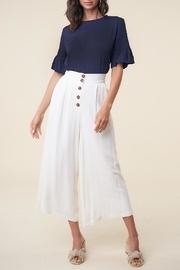  High-waist Linen Culottes