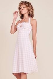  Gingham Halter Dress