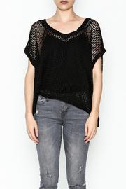  Woven Knit Pullover