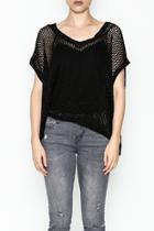  Woven Knit Pullover