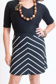  Chevron Diagonal Skirt
