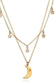  Star-moon Faux Necklace