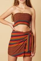  Colorful Wrapped Skirt