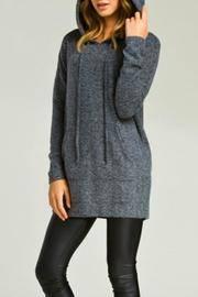  Grey Hoodie Tunic