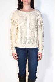  Fringe Pullover Sweater