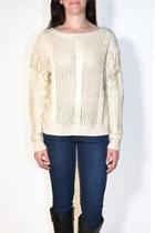  Fringe Pullover Sweater